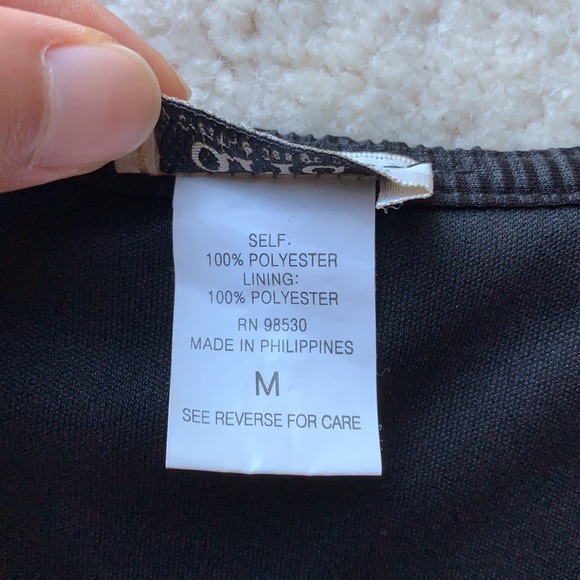 Aria Black Ruffled Textured Tank Blouse - Picture 6 of 9